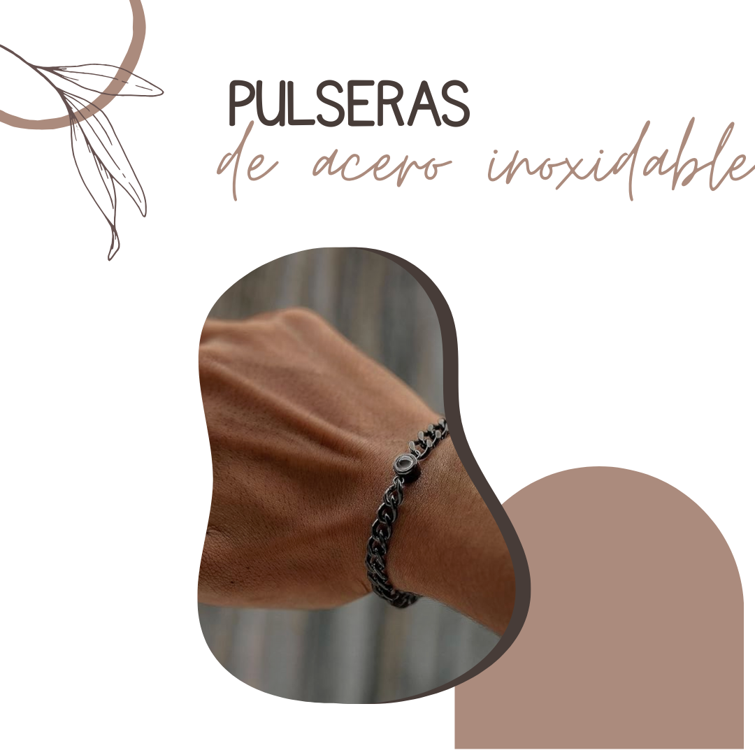 Pulsera con Fotografías Personalizada Para Recuerdos